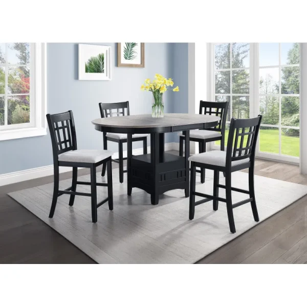 Wooden Storage Leaf Table