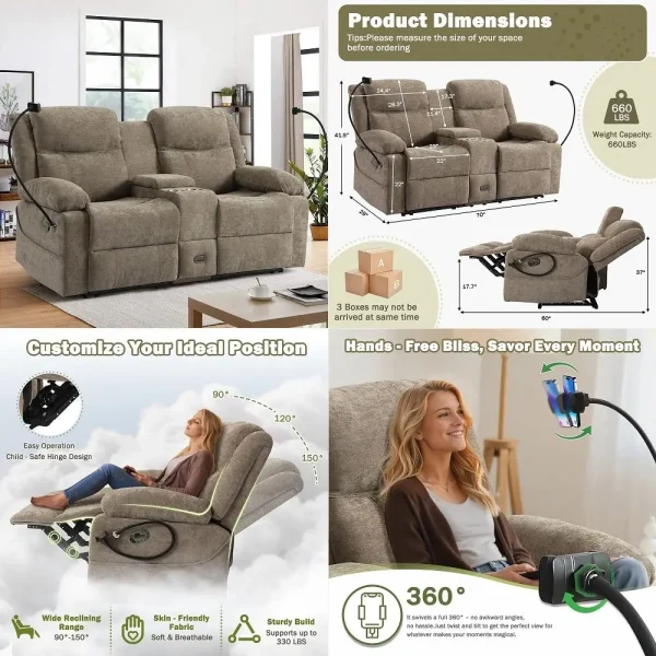 Reclining Loveseat Sofa