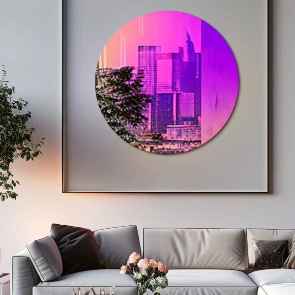 Colorful Wall Mirror
