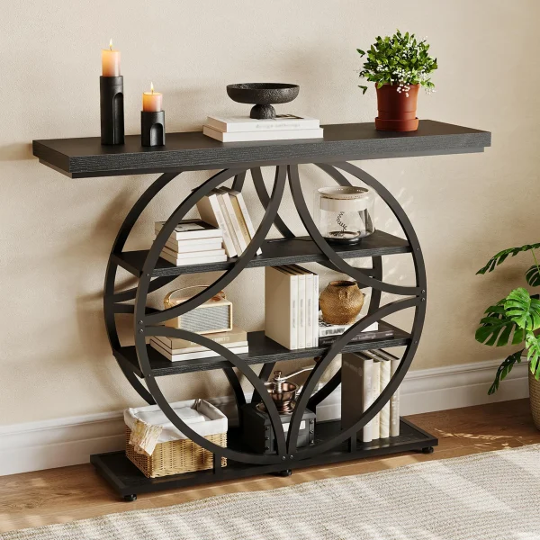 Console Table With Circle Base