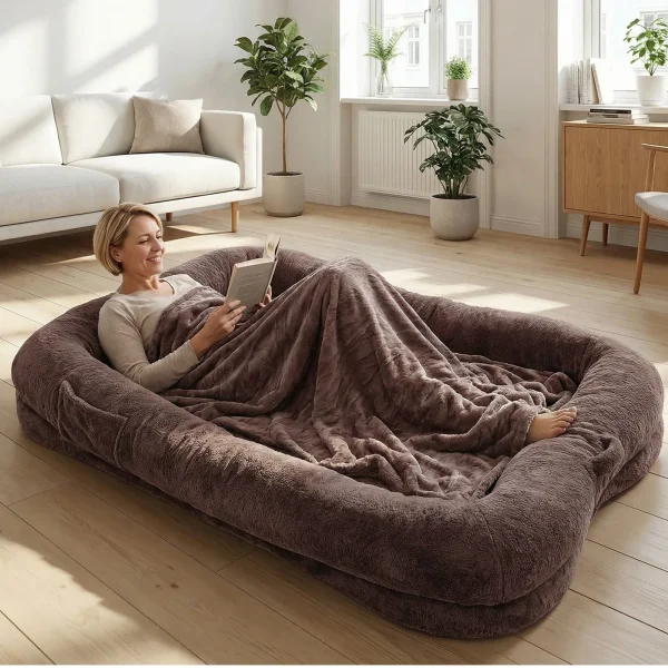Washable Human & Dog Bed